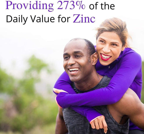 Garden of Life Zinc Supplements, 30mg High Potency, 60 Vegan Capsules - Vitamin C Multimineral for Skin Health