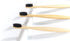 Biodegradable Eco-Friendly Natural Bamboo Toothbrushes, 4 Count for Sustainable Oral Care