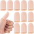 PAGOW Gel Finger Cots, 10pcs Silicone Finger Protector Support, Thumb Protector for Finger Cracking, Arthritis Pain