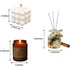 Isyende Set Set, Soy Candle for Home Scented, Freesia Candles Relaxing Stress Relief - Bubble Candle and Fragrance