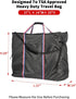 Waterproof Rollator Travel Bag for Folding Walker, Compact Wheelchair Transport Chair Portable Carry Case Cover for Car