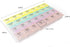 INKULTURE 28 4 Pack 1 Pill Medicine Organizer Reminder Storage Box Days or Weeks