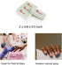 Maryton Mini Nail Buffer Blocks, Disposable Buffers Kit - Green Side for Buffing, White Side for Shining, 36 Count