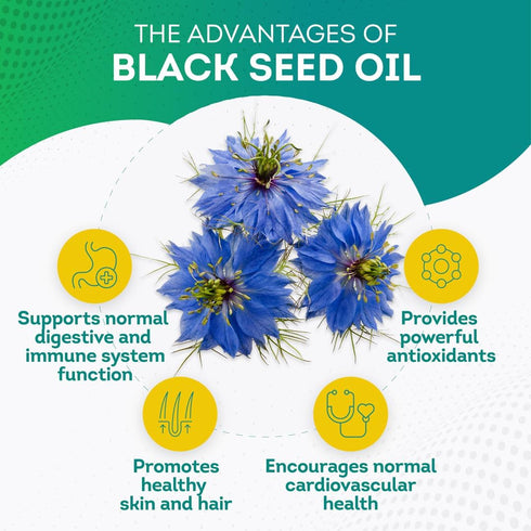 PurePremium Black Seed Oil, 500mg, Organic Nigella Sativa Seeds, Cold Pressed Black Cumin Seed Oil Extract, 90 Capsules