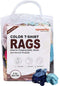 Recycled Color Knit Cleaning Rags - Bulk T-Shirt Cotton Cloth Rag in a Bag, Wipes for House and Garage (2 lbs.)