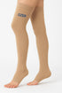 Ozer Compression Socks Ozer Thigh High Open Toe Compression Socks Stockings 20-30 mmHg W/ Silicone