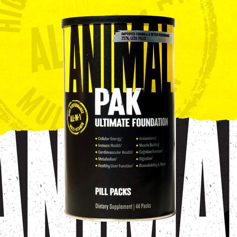 Animal Pak All-in-One Vitamin & Supplement Pack - Zinc, Vitamins C, B, D, Amino Acids, Sports Nutrition Multivitamin