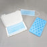 Mask Holder Plastic Case, Portable Storage Bag for Disposable Face Masks, Dustproof Organizer (Black*2 Pieces)