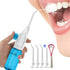 Portable Oral Irrigator Water Flosser - Dental Water Toothbrush with 5pcs Nozzles for Home Travel Hygiene