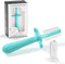 grabease Baby Finger Toothbrush for Infants & Toddlers, BPA-Free Silicone Baby Toothbrush, 1 Pack, Teal