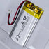 HXJNLDC 3.7V 700mAh 802040 3.7-5V 2-Wire DC Rechargeable Lithium Polymer Battery, Suitable for DIY Electronic Products