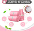 Teivio Strong Trash Bags, 2 Gallon, 120 Counts, Pink, Bathroom Trash Can Liners