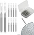 40pcs Tiny Shower Head Nozzle Cleaning Brushes, Multifunctional Mini Tools for Small Hole Shower Head (Gray)