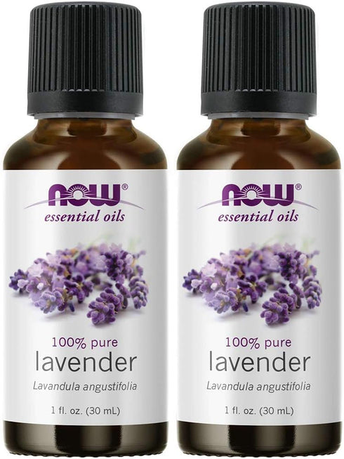 NOW Foods Lavender Oil, 1 Fluid Ounce (2 Pack)