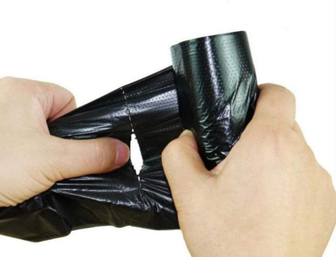 Small Wastebasket Trash Bags 1.2-1.5 Gallon, 180pcs Black Garbage Bags, Thin Material for Bedroom Office Liners