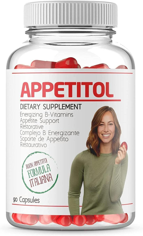 Appetitol Appetite-Weight Gain Capsules - Natural Stimulant for Underweight Children, Fortified with Vitamins and
