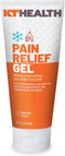 KT Health Pain Relief Gel, Time-Released Topical Relief for Back, Neck, Hands, Feet, 3.4 oz Tube