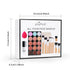 Pure Vie 15 Colors Cosmetics Cream Contour and Highlighting Makeup Kit + 11 Pcs Brushes