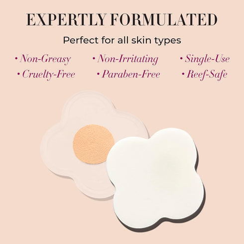 LUMINESS Sunscreen Setting Powder Packets, SPF 30, 18 Pack for Broad Spectrum Protection - Travel-Friendly
