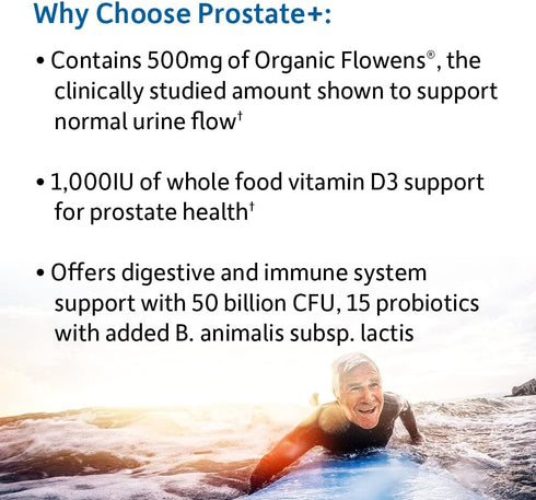 Garden of Life Probiotic - Supports Healthy Prostate, Acidophilus & Digestive Balance, 60 Count