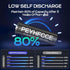 PEYHFCCE 1500mAh 1.2V 4 Packs Rechargeable AA Batteries, NiMH AA Battery High Capacity for Outdoor Solar Lights