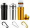 Zingso Keychain Pill Holder for Nitroglycerin, 3 Pack Mini Waterproof Portable Travel Purse