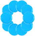 Reusable Ice Packs for Injuries, 10 Pack Round Ice Packs for Face, Gel Ice Packs for Hot Cold Compress, Ice Bag for