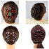 LOVEF Thick Hair Clip Combs - 5 Pcs Hair Accessories for Girls Bun Maker, Waterproof, Easy Updo