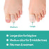 Welnove Gel Toe Cap and Protector, 12-Pack Aloe Vera Infused Silicone Toe Covers for Pain Relief