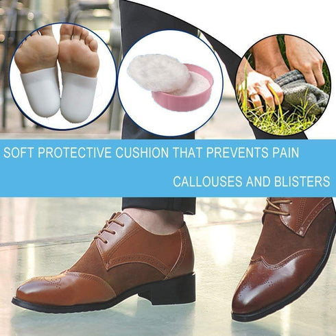 Invisible Height Increase Elevators Heels Cushion Insole, Heal Dry Cracked Heels & Protector, White, 2 cm