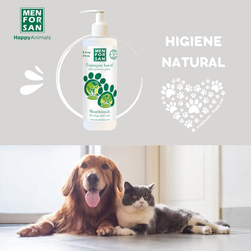 MENFORSAN Mouthwash Anti-Tartar | for Dogs & Cats | Doesn't Alter Drinking Water Properties | Provides Healthy