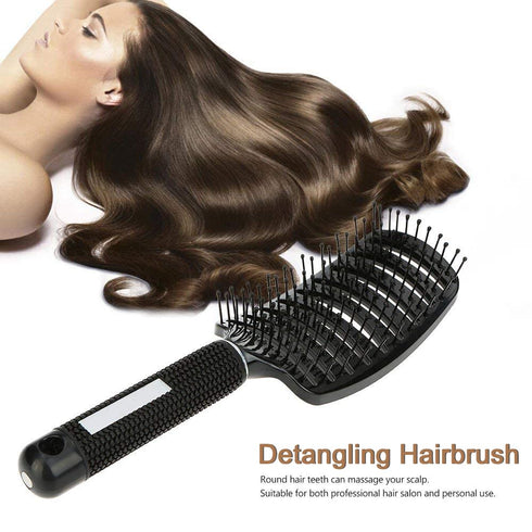Vent Blow Dryer Hair Brush - Women Thick Long Curly Paddle Detangling Tool