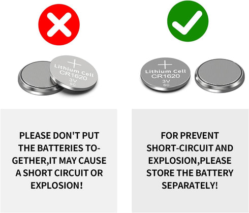 CR1620 3V Lithium Coin Battery, 15 Count Pack for Medical, Fitness Devices, Watches, and Smart Devices