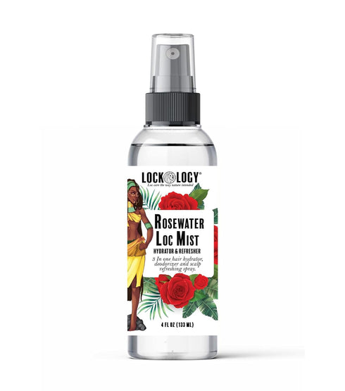 Rose Water for Locs - Natural Hair and Loc Refresher Moisturizer Products for Hair