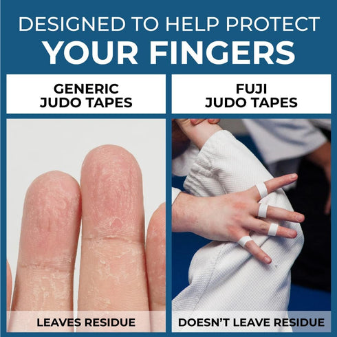 Fuji Jiu-Jitsu and Judo Finger Tape with Case (6 Rolls)