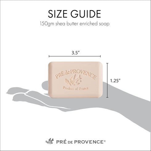 Pre de Provence Artisanal Soap Bar, Coconut, Natural French Skincare, 5.3 Ounce