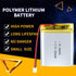 3.7V 1800mAh 844252 Lipo Battery Pack, Rechargeable Lithium Polymer Ion Battery with JST Connector