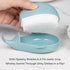 Whale Dish Brush Cute Whale Scrub Brush for Dishes & Veggies, Palm Cleaning Brush, Funny Kitchen Gadget, Sink