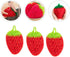 UPKOCH 3Pcs Fun Strawberry Shape Dish Scrubber - Super Soft Absorbent Dish Sponges for Washing Dishes
