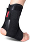 Kuangmi Adjustable Ankle Brace Stabilizers for Sports Protection, Sprained Ankle Recovery (1 Piece, L)