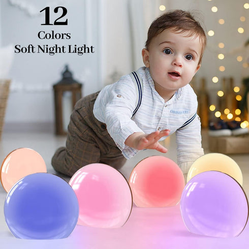 Meditation 30 12 10 32 4 White Noise Sound Machine with Soothing Sounds Colors Night Light Brightness Levels Volume