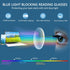 EYECEDAR 5 Pack Blue Light Blocking Reading Glasses for Men - Computer Eyeglasses with Metal Half Frame
