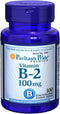 Vitamin B-2 100 Mg Tablets, 100 Count by Puritans Pride