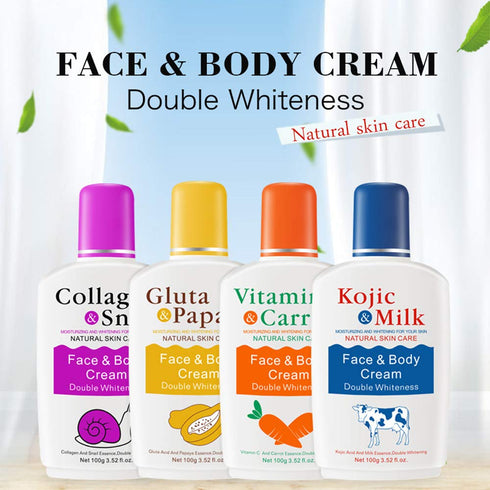 Moisturizing Face And Body Cream (GLUTA & PAPAYA)