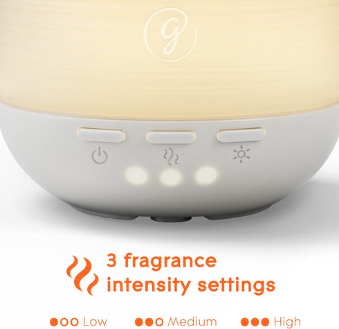 Glade Aromatherapy Diffuser & Essential Oil, Uplift Your Day Scent, Air Freshener for Home, Notes of Orange & Neroli,