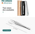 MR.GREEN Ingrown Hair Tweezers - Needle Nose Pointed Tips for Eyebrows, Splinters, Blackhead Removal