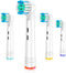 Replacement Brush Heads Compatible with Oral B Braun Electric Toothbrushes, 4PCS Small Round Head