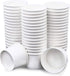 Sheriffdrink Ice Cream Paper Cups Frozen Yogurt Cup White Dessert Bowls Frozen Dessert
