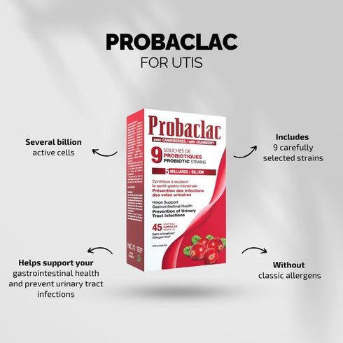 Immune 45 Womens Probiotic with Cranberry, Multi-Strain Supplement for Digestive Balance, Urinary Tract Health