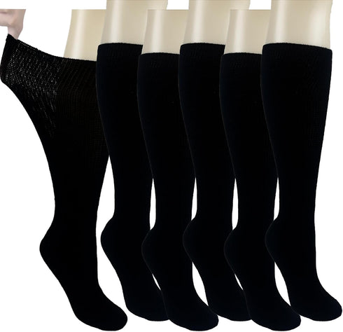 Ioryzek Bariatric Diabetic Socks for Men Women, Extra Wide Calf Non Binding Socks